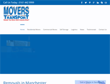 Tablet Screenshot of moverstransport.co.uk